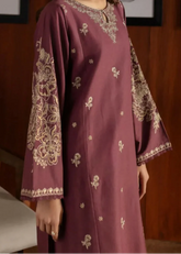 Grace Z-(S1279) - Stitched Embroidered 2pc Lawn Dress